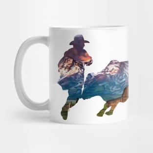 Rodeo Clown 1: Mountain Ranch at Sunset Mug